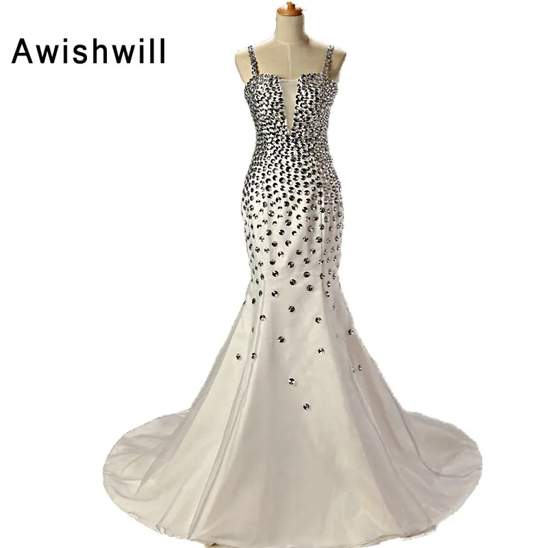 Hot Sale Robe de Soiree Vestido de Formatura Spaghetti Strap Beaded Rhinestones Backless Evening Mermaid Long Prom Dresses 2021
Hot Sale Robe de Soiree Vestido de Formatura Spaghetti Strap Beaded Rhinestones Backless Evening Mermaid Long Prom Dresses 2021