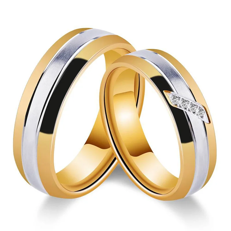 Fashion Stainless Steel Couples Rings for Men Women Wedding Ring Anniversary Microinlaid Zircon Female Engagement Ring Jewelry
Fashion Stainless Steel Couples Rings for Men Women Wedding Ring Anniversary Microinlaid Zircon Female Engagement Ring Jewelry