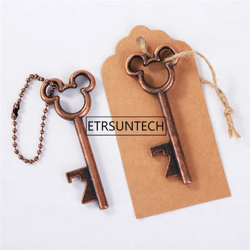 200pcs/lot Fast shipping Creative Wedding Favors Party Gifts Antique Bronze Mickey Skeleton Key Beer Bottle Opener
200pcs/lot Fast shipping Creative Wedding Favors Party Gifts Antique Bronze Mickey Skeleton Key Beer Bottle Opener
