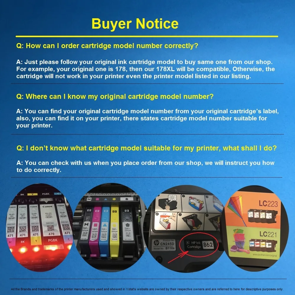YOTAT 1set (Pigment ink) LC3029 LC3029XL LC3029XXL ink cartridge for Brother MFC-J5830DW MFC-J5830DW XL MFC-J5930DW MFC-J6535DW
YOTAT 1set (Pigment ink) LC3029 LC3029XL LC3029XXL ink cartridge for Brother MFC-J5830DW MFC-J5830DW XL MFC-J5930DW MFC-J6535DW