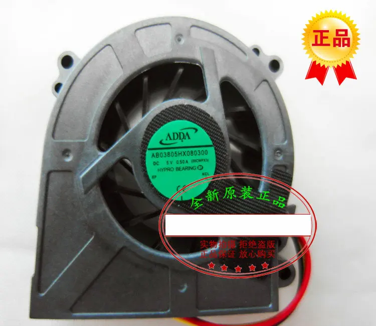 New Original ADDA AB03805HX080300 DC5V 0.50A 00CWPX3 Laptop computer cooling fan