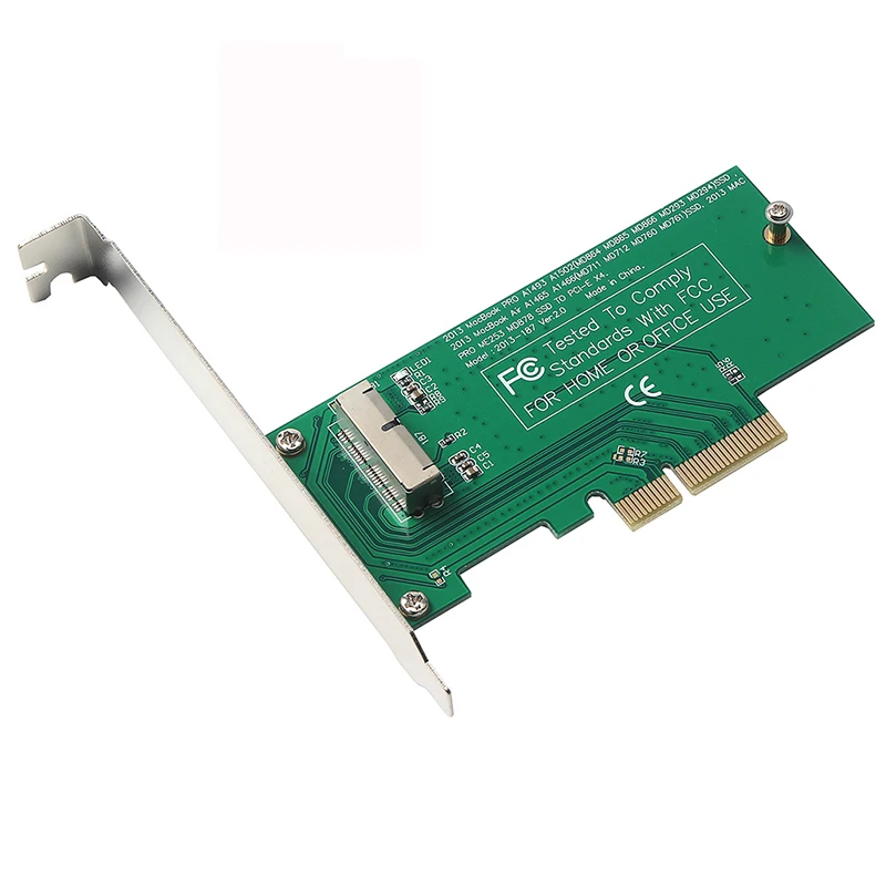 PCI-Express PCIE PCI-E в 4X адаптер, карта SSD, конвертер для Apple 2015 2014 2013 MacBook Air A1465 Mac Pro MD878 ME253 SSD
PCI-Express PCIE PCI-E в 4X адаптер, карта SSD, конвертер для Apple 2015 2014 2013 MacBook Air A1465 Mac Pro MD878 ME253 SSD