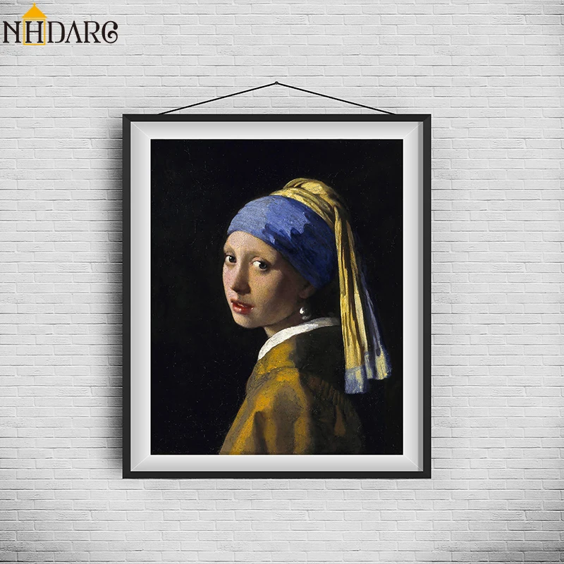 Girl With A Pearl Earring By Johannes Vermeer Wall Art Canvas Poster and Print Canvas Painting Decorative Picture for Home Decor
Girl With A Pearl Earring By Johannes Vermeer Wall Art Canvas Poster and Print Canvas Painting Decorative Picture for Home Decor