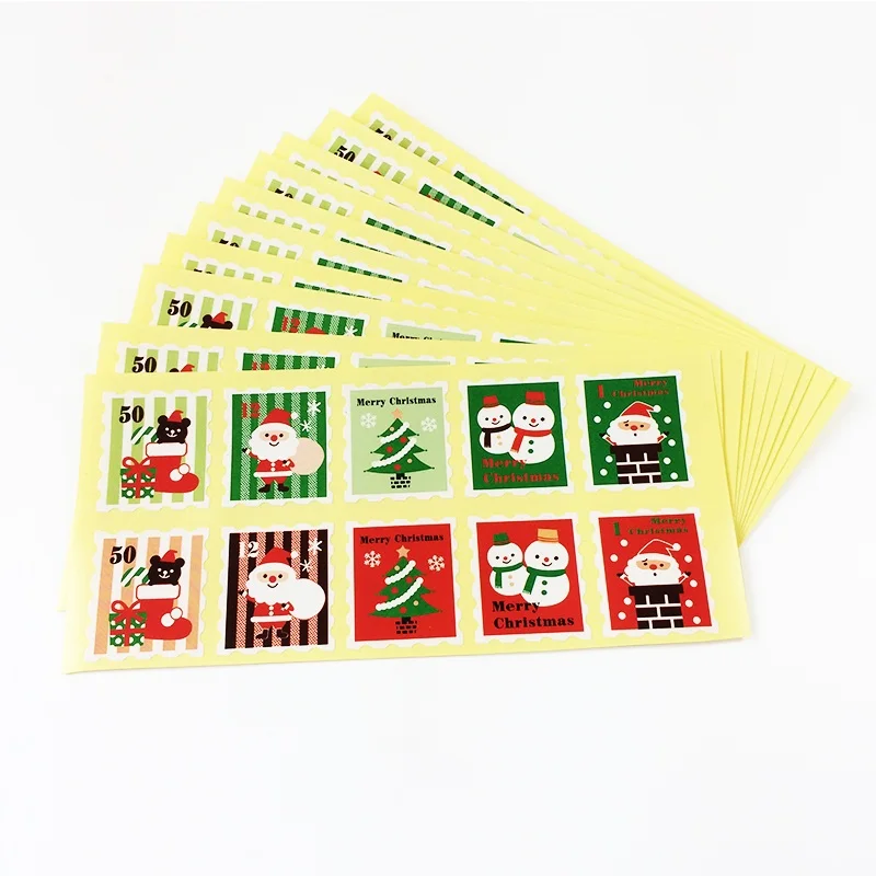 1000 Pcs/lot Stamp Shape Seal Sticker Lable Christmas Gift Decor Stickers Bakery Cookie Packaging Bag Paper Seal Labels
1000 Pcs/lot Stamp Shape Seal Sticker Lable Christmas Gift Decor Stickers Bakery Cookie Packaging Bag Paper Seal Labels