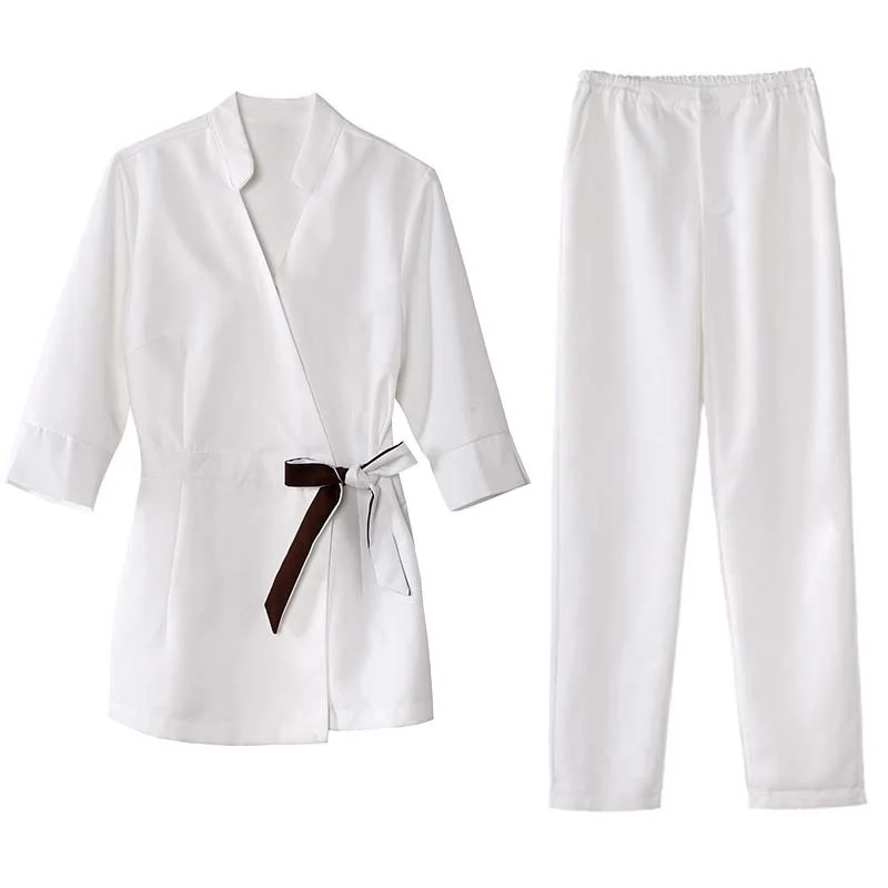 Women's Fashion Medcial Uniforms Spa Club Beautician Suit Half Sleeve Top + Pants / Nursing Uniform Scrubs/Nurse Scrub Uniform
Women's Fashion Medcial Uniforms Spa Club Beautician Suit Half Sleeve Top + Pants / Nursing Uniform Scrubs/Nurse Scrub Uniform