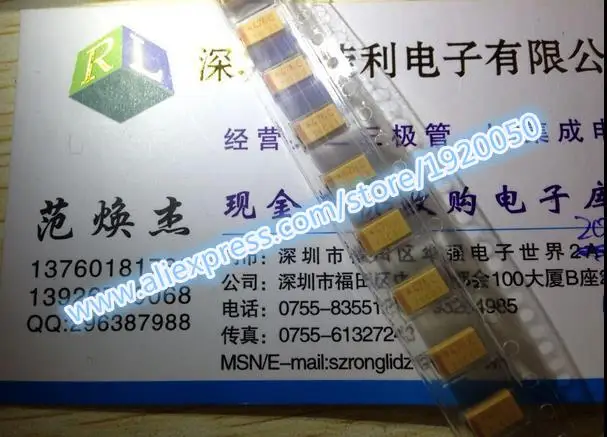 Танталовые Конденсаторы D 6.3v100UF 107 100 мкФ 6,3 V B3528 B-типа желтые 
Танталовые Конденсаторы D 6.3v100UF 107 100 мкФ 6,3 V B3528 B-типа желтые