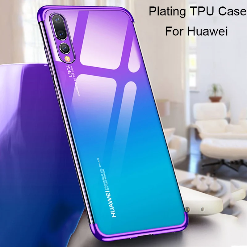 Transparent Plating case for Huawei P30 Pro P30 Lite cases Ultra thin soft TPU electroplate case P Smart 2019 Y9 2019 Nova 4 8C
Transparent Plating case for Huawei P30 Pro P30 Lite cases Ultra thin soft TPU electroplate case P Smart 2019 Y9 2019 Nova 4 8C