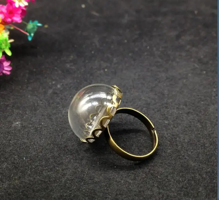 100sets/lot 20mm glass dome globe with bronze plated ring findings glass bottle rings DIY handmade jewelry accessories charms
100sets/lot 20mm glass dome globe with bronze plated ring findings glass bottle rings DIY handmade jewelry accessories charms