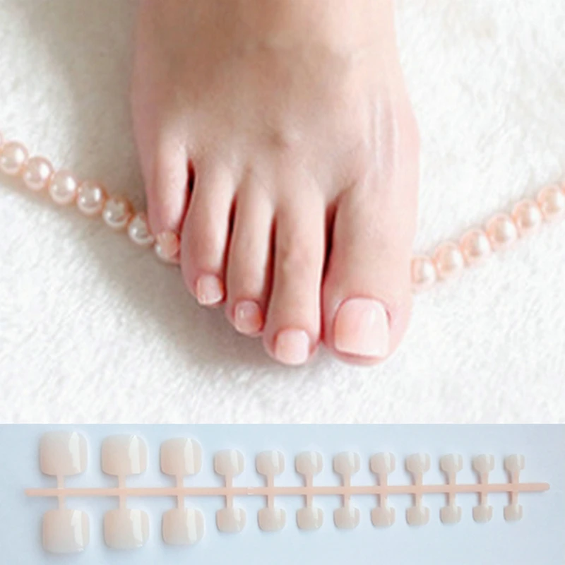 24pcs Clear Nude Acrylic Fake Toe Nails Square Girls Press On Nails For Feet Articficial Candy Color False Toenails Manicure
24pcs Clear Nude Acrylic Fake Toe Nails Square Girls Press On Nails For Feet Articficial Candy Color False Toenails Manicure