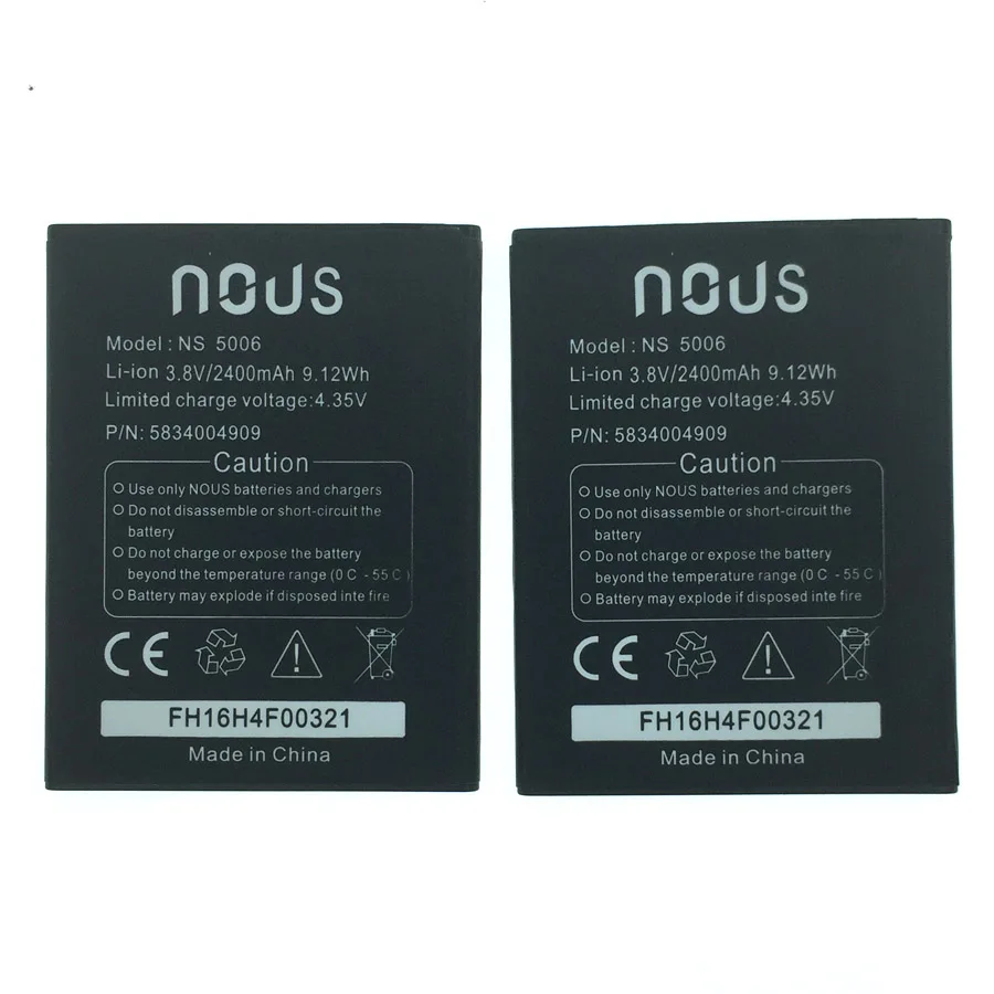 20 pcs In Stock Wisecoco 2400mAh Battery For Nous NS 5006 NS5006 Smartphone/Smart Mobile phone +Tracking Number
20 pcs In Stock Wisecoco 2400mAh Battery For Nous NS 5006 NS5006 Smartphone/Smart Mobile phone +Tracking Number