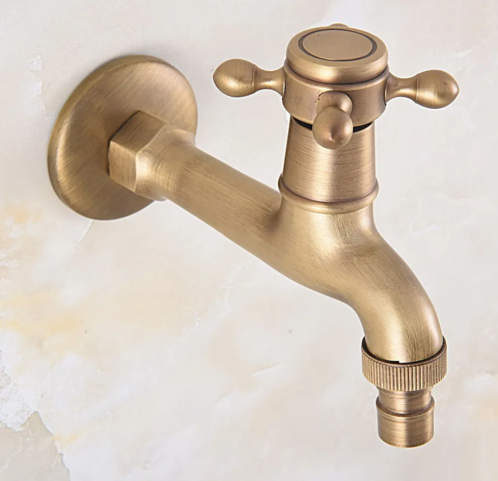 Antique Brass Wall Mount Bathroom Single Cross Handle Washing Machine Faucet /Garden Water Tap / Laundry Sink Water Taps mav316 
Antique Brass Wall Mount Bathroom Single Cross Handle Washing Machine Faucet /Garden Water Tap / Laundry Sink Water Taps mav316