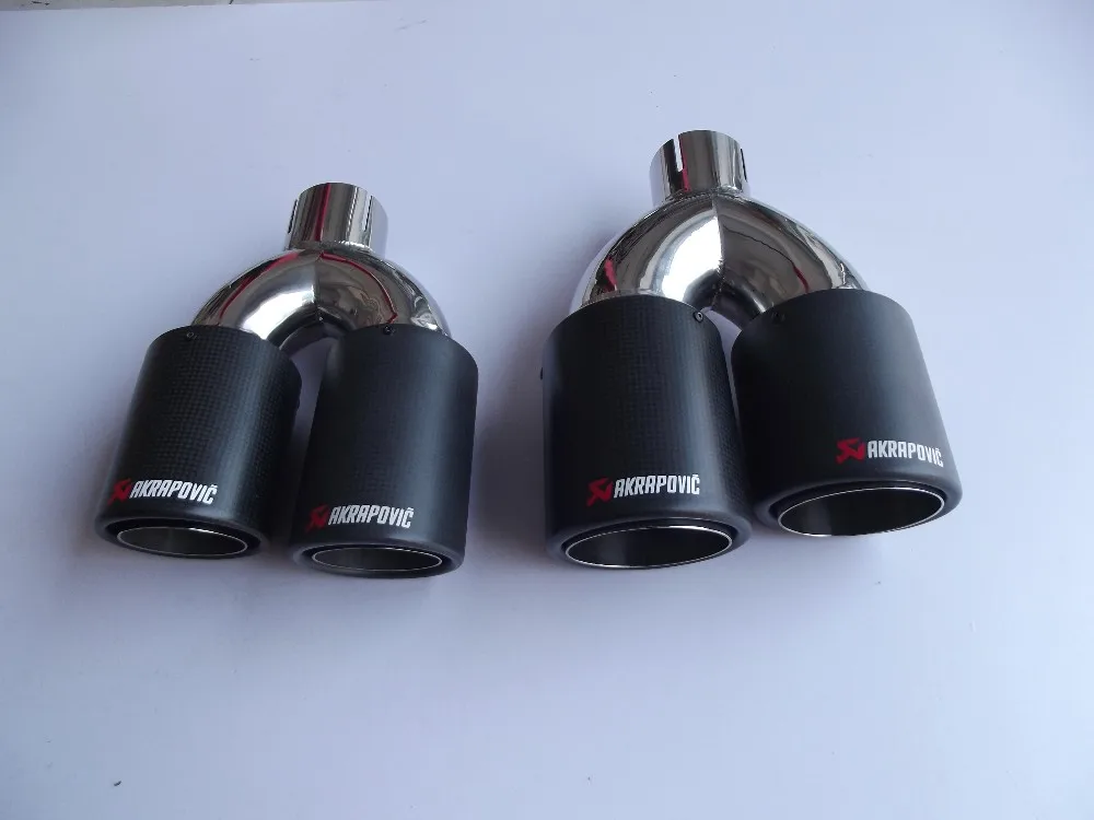 Inlet51/54/57/60/63mm outlet89/101/114mm for 304 Stainless Steel carbon fiber exhaust tip for universal brands car
Inlet51/54/57/60/63mm outlet89/101/114mm for 304 Stainless Steel carbon fiber exhaust tip for universal brands car