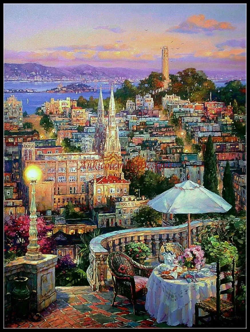 Needlework for embroidery DIY DMC High Quality - Counted Cross Stitch Kits 14 ct Oil painting - Dusk Balcony
Needlework for embroidery DIY DMC High Quality - Counted Cross Stitch Kits 14 ct Oil painting - Dusk Balcony