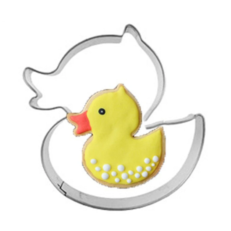 

Yellow Duck Meat Press Egg Biscuit Cookie Cutter Tools Kitchen Stainless Steel Chinese Market Online Baking Fondant Party Decor