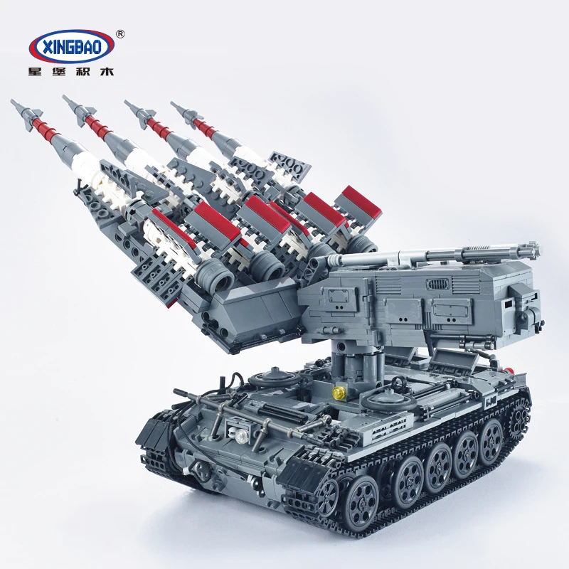 Xingbao, новинка 06004, 1753 шт., Военная серия, стандартная ракета и набор танка T55, строительные блоки, кирпичи, сборка своими руками, модель оружия
Xingbao, новинка 06004, 1753 шт., Военная серия, стандартная ракета и набор танка T55, строительные блоки, кирпичи, сборка своими руками, модель оружия