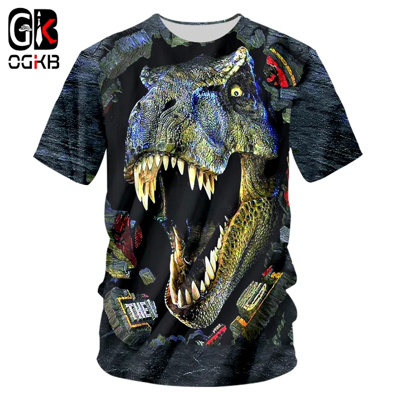 OGKB O Neck Tshirt Summer Man Short Sleeve Top 3D Printing Animal Dinosa And Skulls Casual Plus Size 6XL Clothes Men's Tee Shirt
OGKB O Neck Tshirt Summer Man Short Sleeve Top 3D Printing Animal Dinosa And Skulls Casual Plus Size 6XL Clothes Men's Tee Shirt