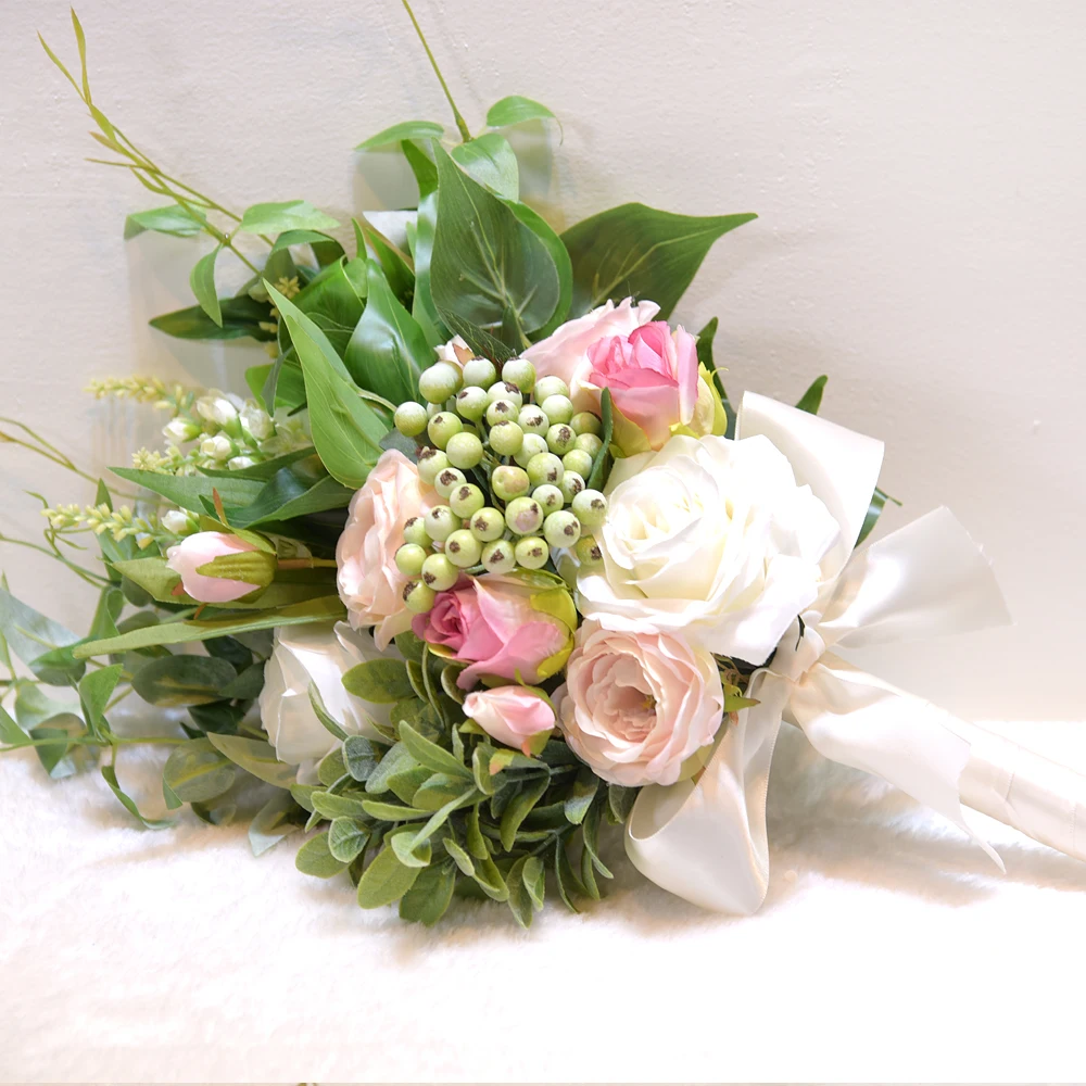 Pink Artificial bride Bouquet Bridesmaid Bouquet Wedding bouquet bouquet mariage ramo de novia Wedding flower bride flower
Pink Artificial bride Bouquet Bridesmaid Bouquet Wedding bouquet bouquet mariage ramo de novia Wedding flower bride flower