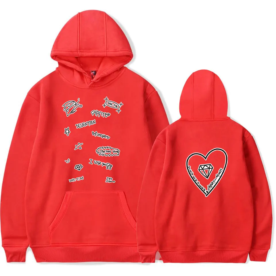 SEVENTEEN 17 Character Signature Women's Pullover Hoodies Unisex Hip Hop Kpop Harajuku Kawaii Sweatshirt Coats Oversized 4XL
SEVENTEEN 17 Character Signature Women's Pullover Hoodies Unisex Hip Hop Kpop Harajuku Kawaii Sweatshirt Coats Oversized 4XL