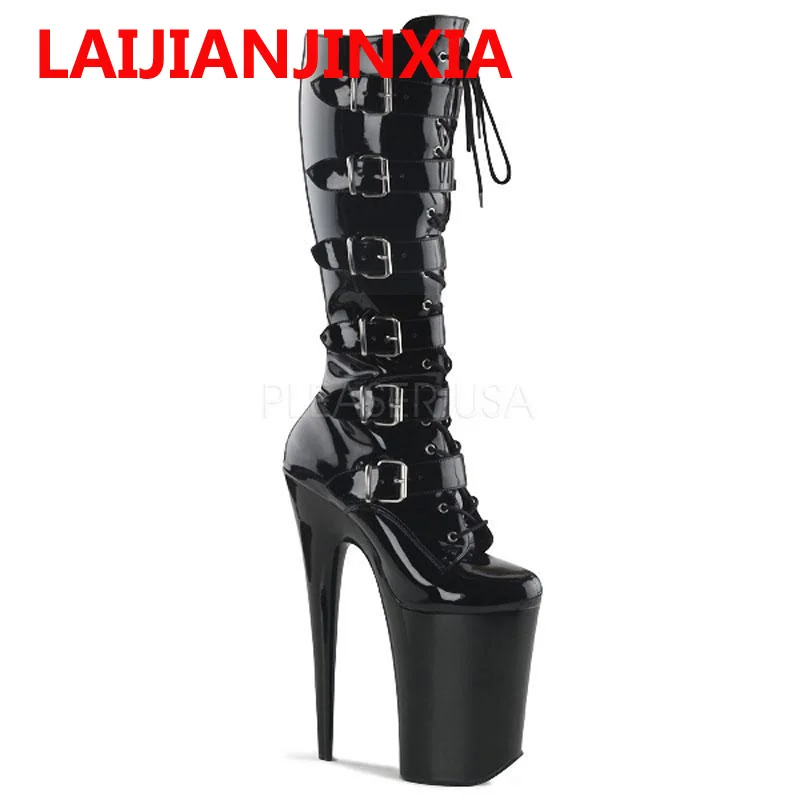 LAIJIANJINXIA Spring Black 20cm Thin High Heels Dancing Shoes Night Club Party Mid-calf Shoes Knee Boots Dance shoes
LAIJIANJINXIA Spring Black 20cm Thin High Heels Dancing Shoes Night Club Party Mid-calf Shoes Knee Boots Dance shoes