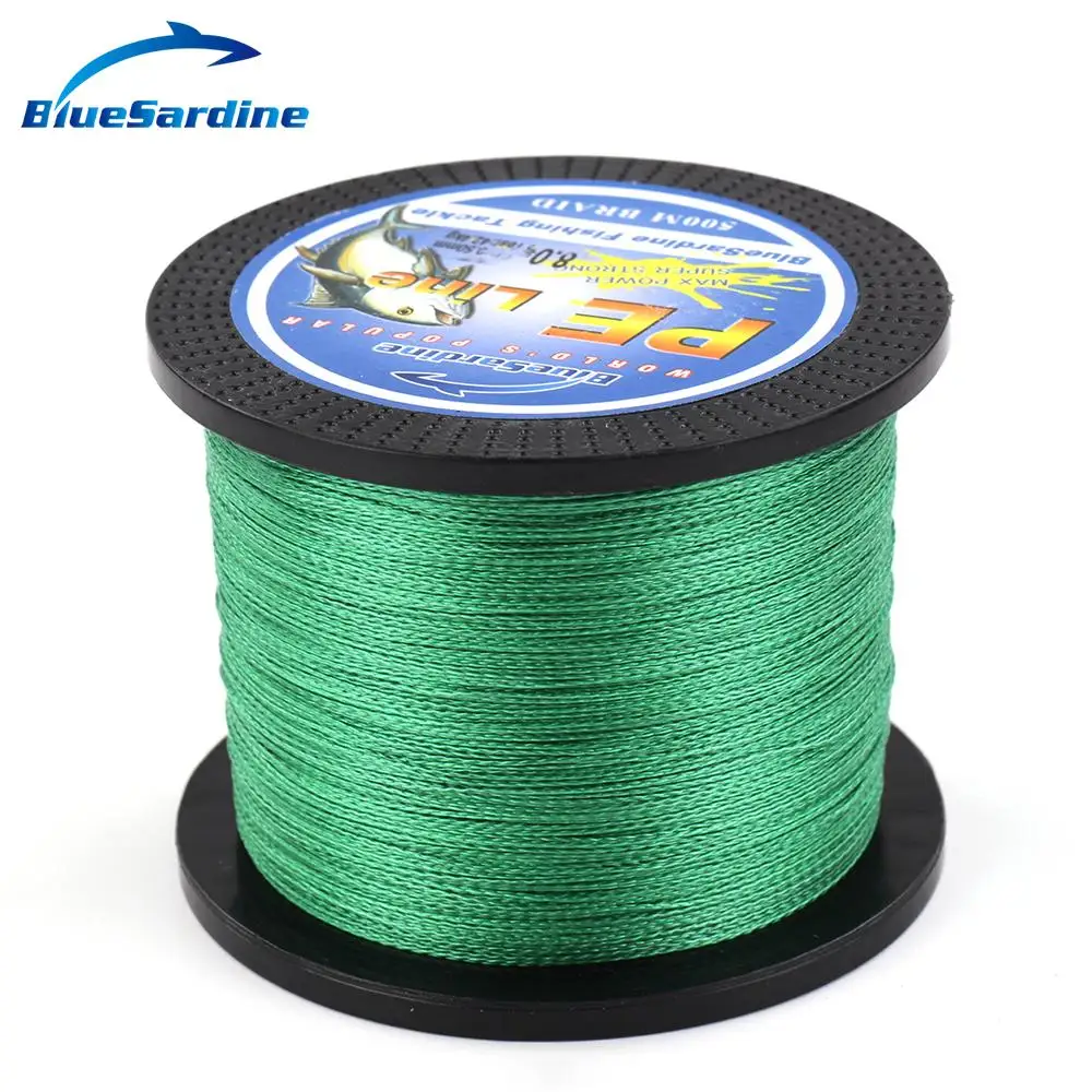 BlueSardine 500 м зеленая плетеная леска многофиламентная рыболовная леска PE плетеная леска Peche Pesca снасти 12LB-90LB
BlueSardine 500 м зеленая плетеная леска многофиламентная рыболовная леска PE плетеная леска Peche Pesca снасти 12LB-90LB