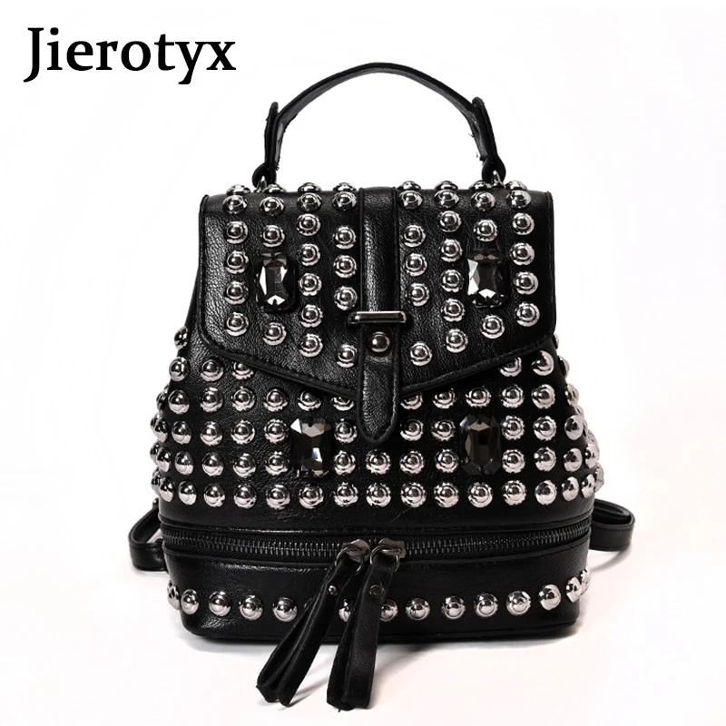 JIEROTYX Sexy Diamond Leather Backpack For Women 2021 Rivet Black Gothic Bag Female Traveling Bag For Party Drop Shipping
JIEROTYX Sexy Diamond Leather Backpack For Women 2021 Rivet Black Gothic Bag Female Traveling Bag For Party Drop Shipping