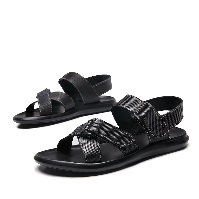 2021 New Men's Sandals Casual Genuine Leather Dummer Breathable Shoes Male Sandals Platform Shoe Man Black Beach Sandals For Men
2021 New Men's Sandals Casual Genuine Leather Dummer Breathable Shoes Male Sandals Platform Shoe Man Black Beach Sandals For Men