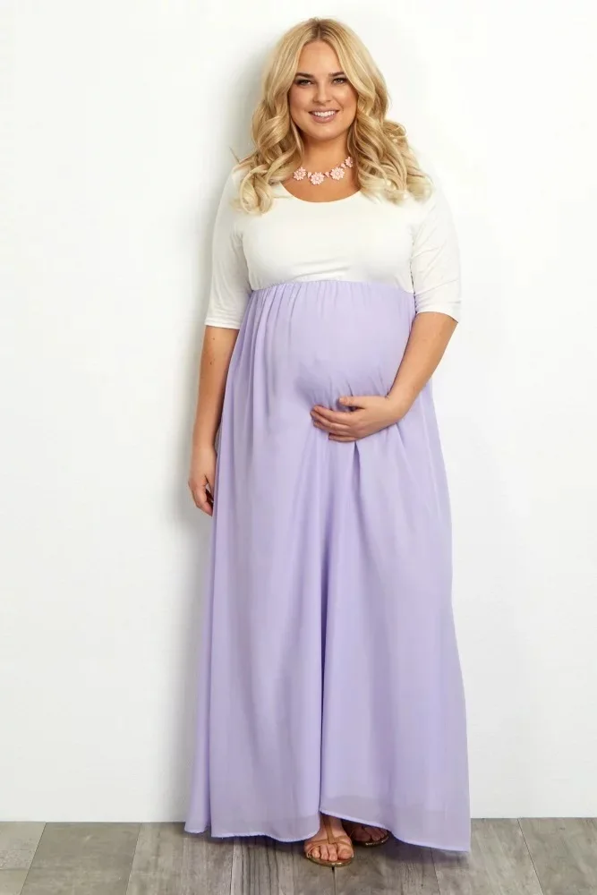 Pregnancy dress photography Round Neck Half Sleeve Patchwork maternity dresses for photo shoot maternity pregnancy clothes
Pregnancy dress photography Round Neck Half Sleeve Patchwork maternity dresses for photo shoot maternity pregnancy clothes