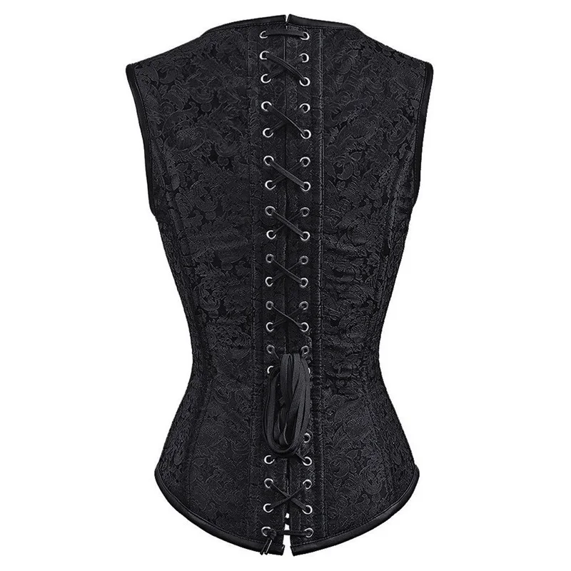 Steampunk Corset and Bustier Red Brocade Sexy Cupless Vest Corset Gothic Waist Corsets Steel Boned Cosplay Clothing
Steampunk Corset and Bustier Red Brocade Sexy Cupless Vest Corset Gothic Waist Corsets Steel Boned Cosplay Clothing