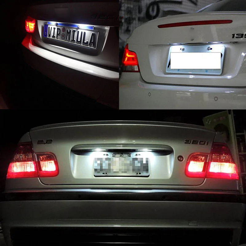 2x For BMW E46 Led Car Number Plate Light SMD Led License Plate Light Lamp For BMW 3 Series 325i 328i 318 320 E46 2D M3 Facelift
2x For BMW E46 Led Car Number Plate Light SMD Led License Plate Light Lamp For BMW 3 Series 325i 328i 318 320 E46 2D M3 Facelift
