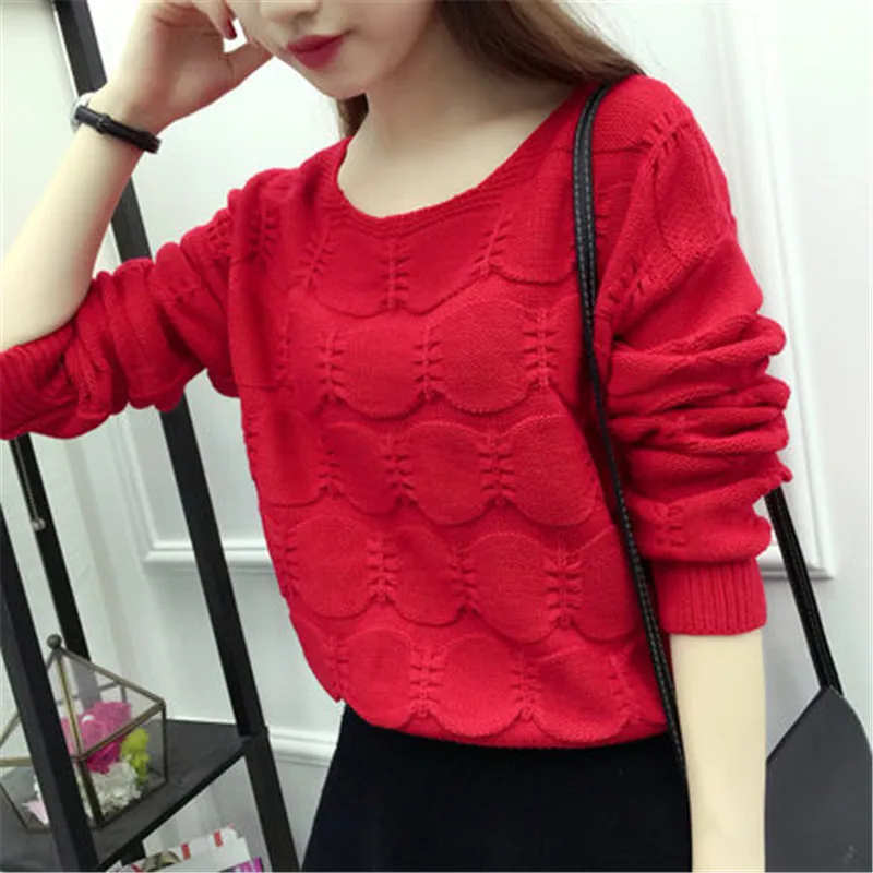 Autumn and winter 2019 New women's pullover korean sweater female top women round neck sweaters Pullover turtleneck 784
Autumn and winter 2019 New women's pullover korean sweater female top women round neck sweaters Pullover turtleneck 784