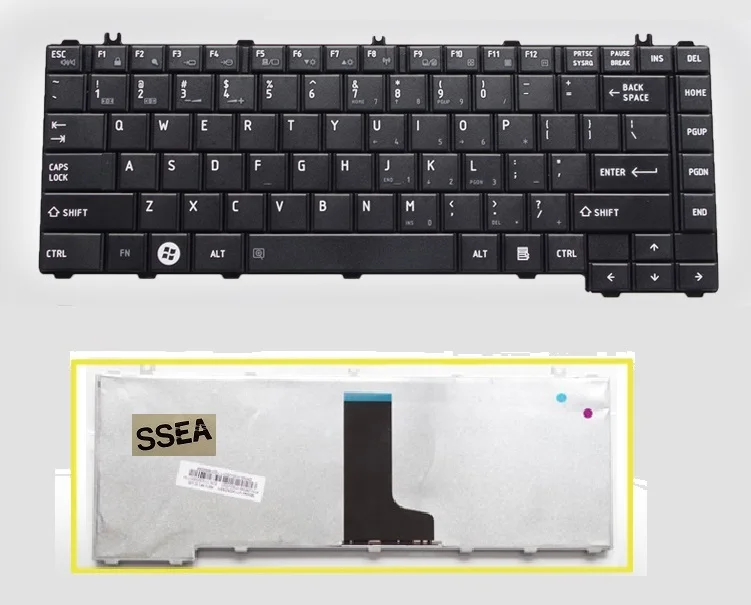 SSEA новая клавиатура для Toshiba Satellite C600 L600 L600D C640 C645 C645D Клавиатура для ноутбука США
SSEA новая клавиатура для Toshiba Satellite C600 L600 L600D C640 C645 C645D Клавиатура для ноутбука США