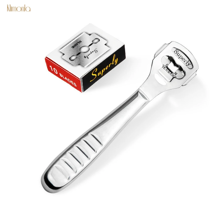 1pcs Hard Dead Skin Remover Foot Cutter with 10pcs Blades Stainless Steel Pedicure Callus Shaver For Foot care Tools
1pcs Hard Dead Skin Remover Foot Cutter with 10pcs Blades Stainless Steel Pedicure Callus Shaver For Foot care Tools