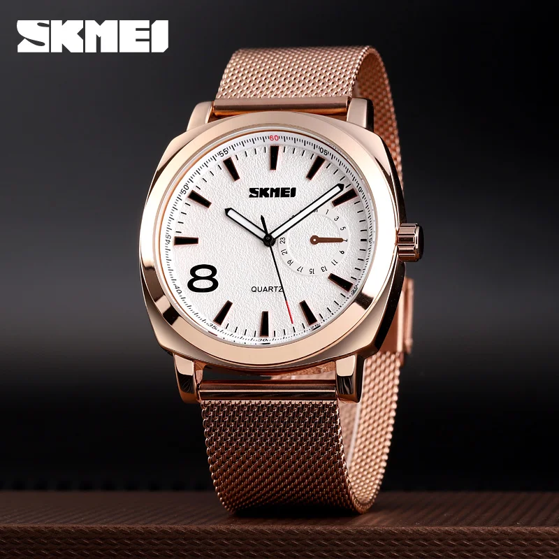 Luxury Brand SKMEI Men Quartz Watches Sport Casual Wristwatches Waterproof Leather Full Steel Watch Clock Man relogio masculino
Luxury Brand SKMEI Men Quartz Watches Sport Casual Wristwatches Waterproof Leather Full Steel Watch Clock Man relogio masculino