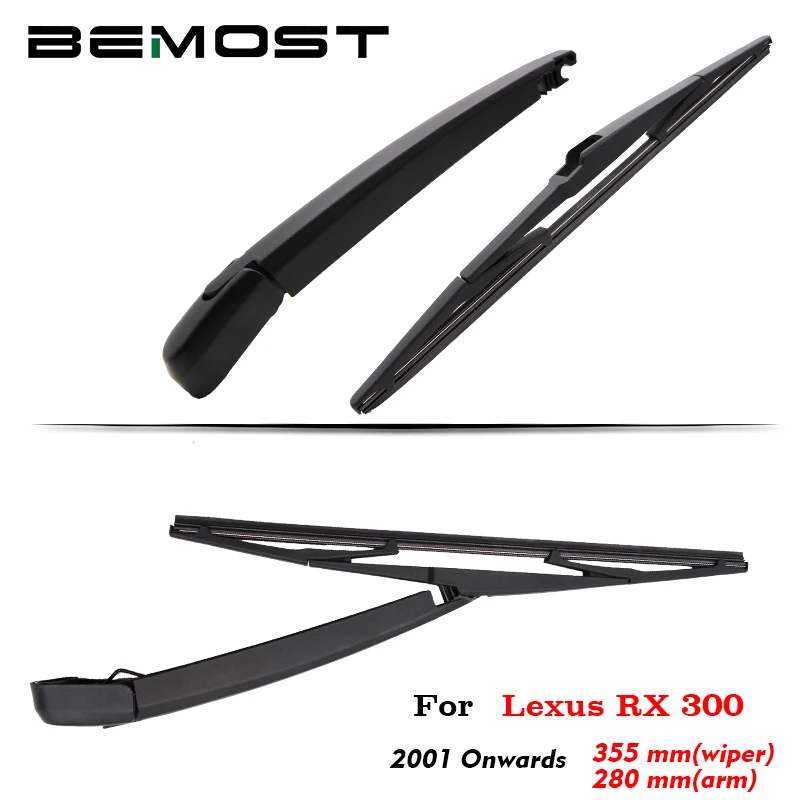 BEMOST Auto Car Rear Windscreen Windshield Wiper Arm Blade Natural Rubber For Lexus RX300 355MM Hatchback Year From 2001 To 2018
BEMOST Auto Car Rear Windscreen Windshield Wiper Arm Blade Natural Rubber For Lexus RX300 355MM Hatchback Year From 2001 To 2018