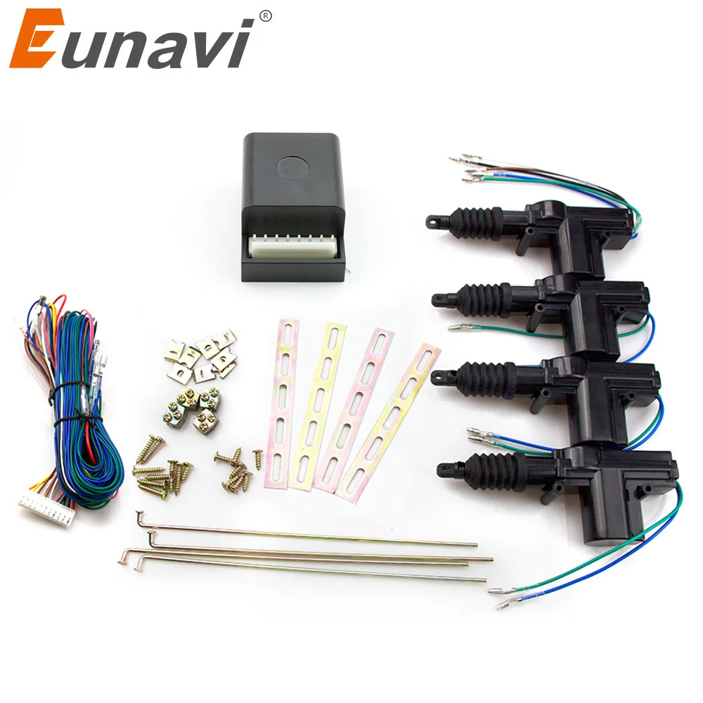Eunavi Universal Car Power Door Lock Actuator 12-Volt Motor (4 Pack) Car Central Locking Keyless Entry System
Eunavi Universal Car Power Door Lock Actuator 12-Volt Motor (4 Pack) Car Central Locking Keyless Entry System