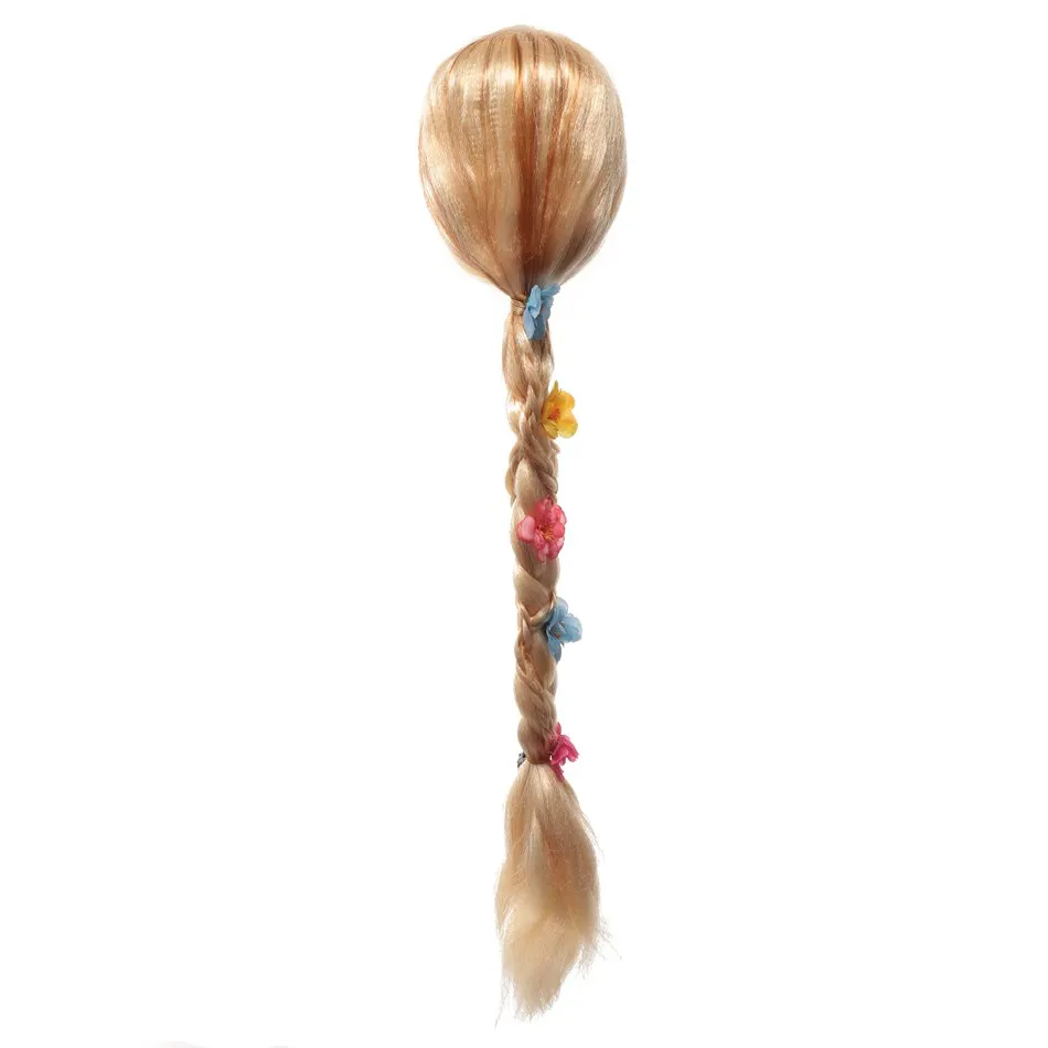 Детское снаряжение для косплея коса Эльзы вечерние ческие волосы праздничные