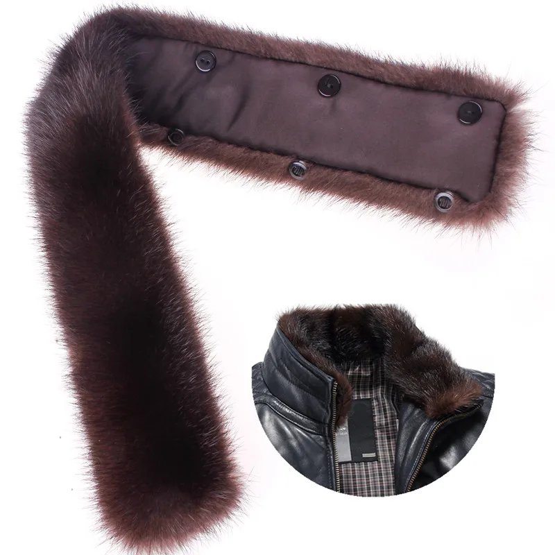Genuine mink fur collar scarf man or women garment accessory Black brown mink fur collar
Genuine mink fur collar scarf man or women garment accessory Black brown mink fur collar