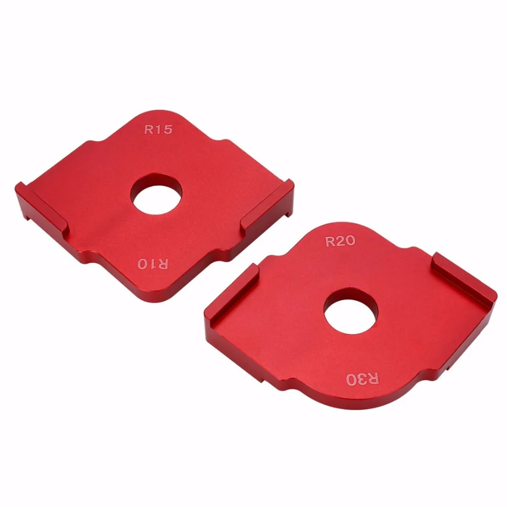 2Pcs/Set Wood Panel Quick Radius Corner Table Bits Router Jig Angle Templates R10* R15, R20* R30 110mm Length For Woodworking
2Pcs/Set Wood Panel Quick Radius Corner Table Bits Router Jig Angle Templates R10* R15, R20* R30 110mm Length For Woodworking