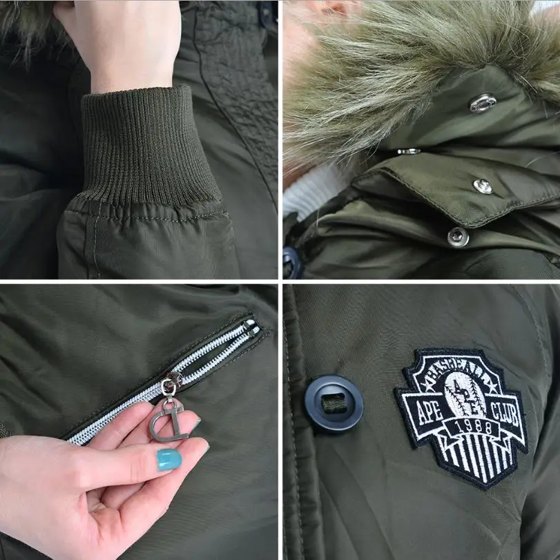 2018 Winter Fashion New Fur Hoodies Short Women Bomber Jackets down cotton coat Army Green outwear Warm Tops Coat Parkas L1094
2018 Winter Fashion New Fur Hoodies Short Women Bomber Jackets down cotton coat Army Green outwear Warm Tops Coat Parkas L1094