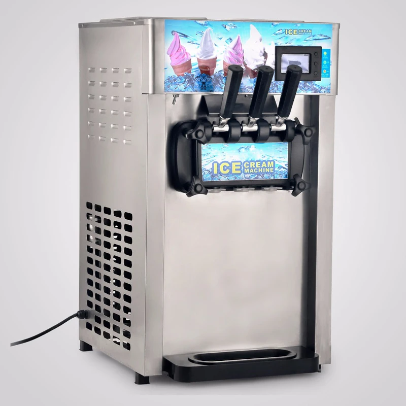 Commercial soft ice cream machine / desktop frozen yogurt 3 flavor soft ice cream machine, CE certification
Commercial soft ice cream machine / desktop frozen yogurt 3 flavor soft ice cream machine, CE certification