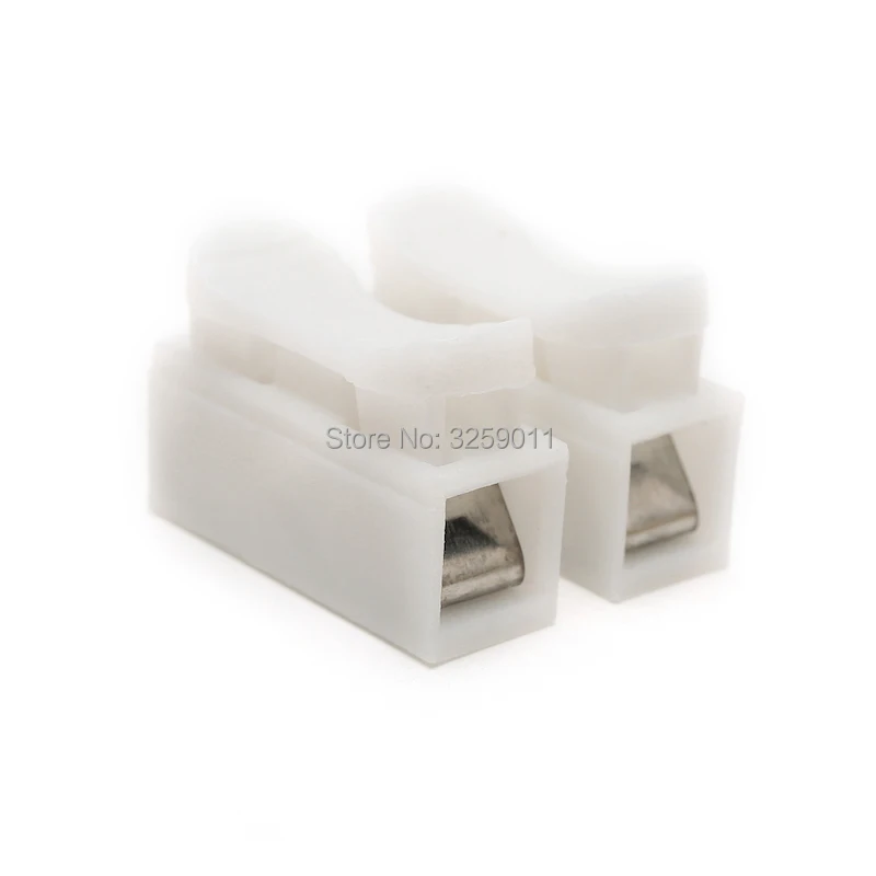 500PCS Quick Splice Lock Wire Connectors CH-2 CH 2 Push Type Wire Connector 2P Butt Joint Terminal Blocks Electrical
500PCS Quick Splice Lock Wire Connectors CH-2 CH 2 Push Type Wire Connector 2P Butt Joint Terminal Blocks Electrical