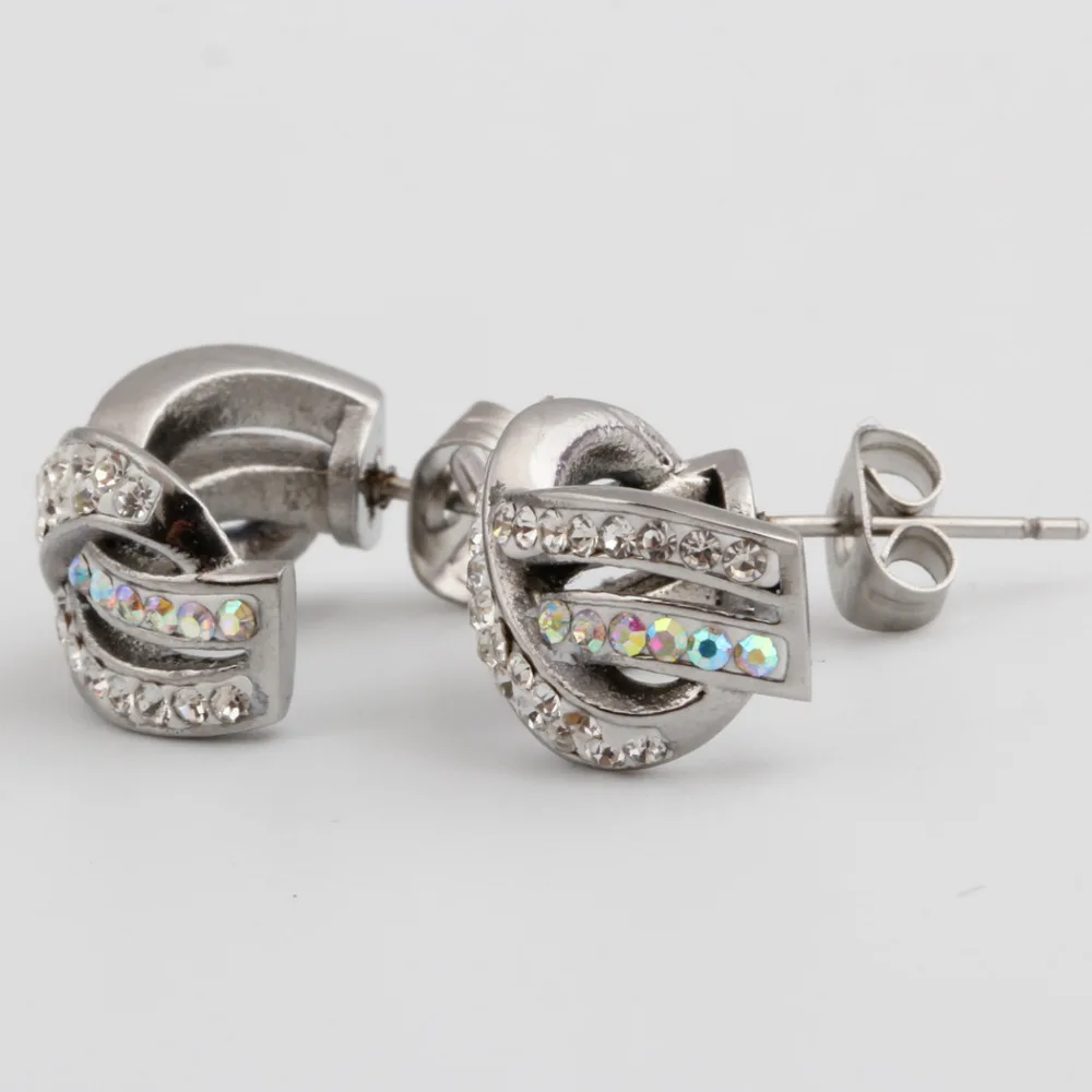 X Element Stainless steel Color Stellux Austrian Crystal Uique Design Stud Earrings for women
X Element Stainless steel Color Stellux Austrian Crystal Uique Design Stud Earrings for women