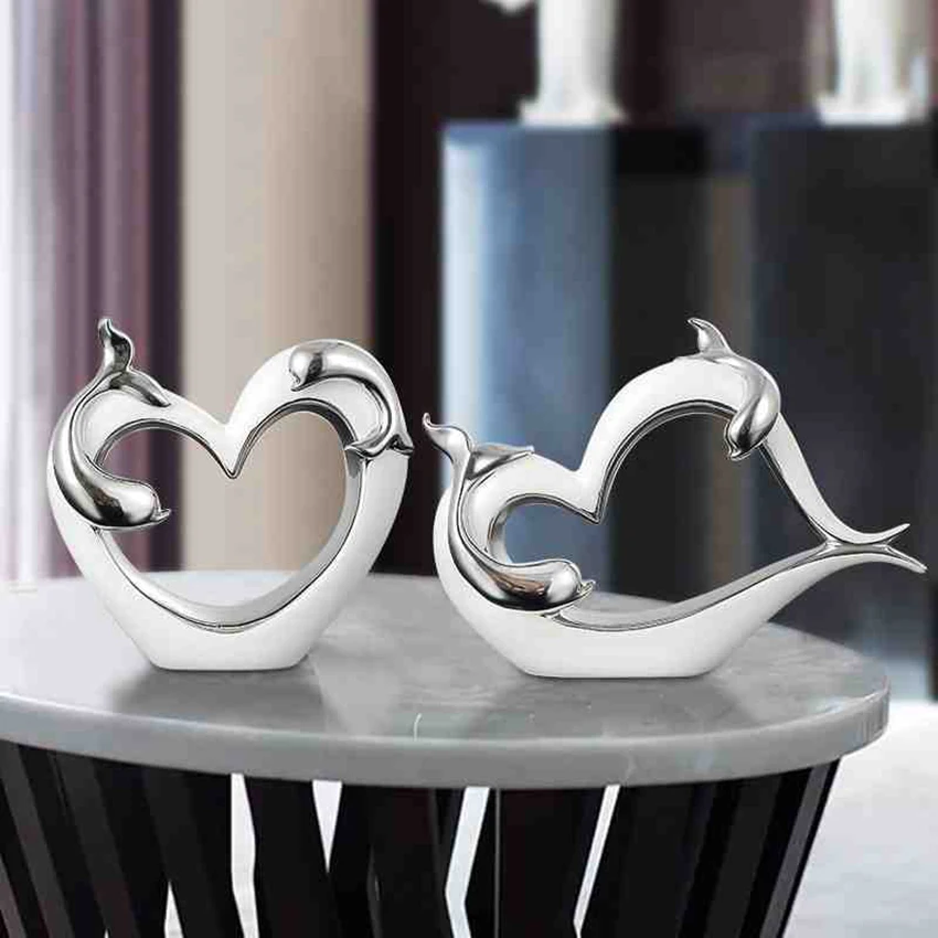 Nordic Ceramic heart abstraction Crafts Furnishing Articles creative Figurines & Miniatures Morden Home Decoration wedding gifts
Nordic Ceramic heart abstraction Crafts Furnishing Articles creative Figurines & Miniatures Morden Home Decoration wedding gifts