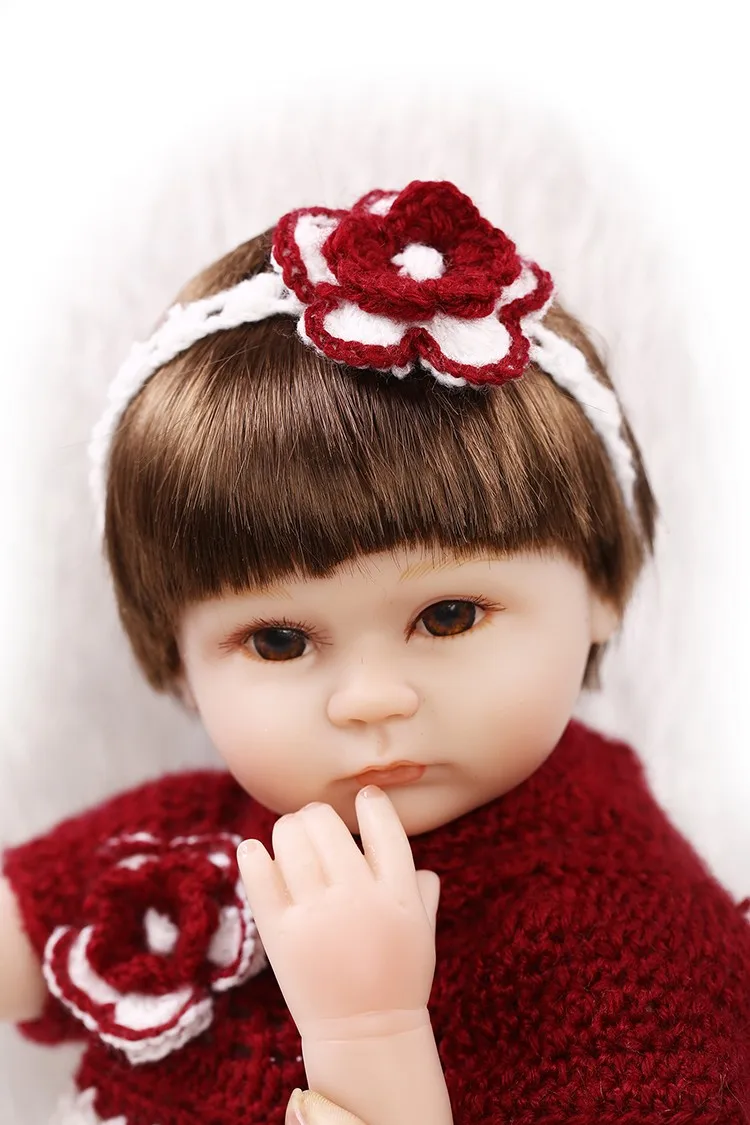 Кукла новорожденная NPK Мягкая силиконовая игрушка для новорожденных 43 см|gifts for