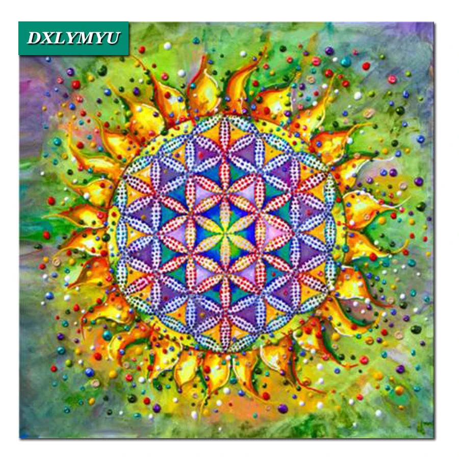 Full Square Drill 5D DIY Diamond Painting "colorful Mandela" diamond Embroidery Cross Stitch kits Mosaic Rhinestone Home Decor
Full Square Drill 5D DIY Diamond Painting "colorful Mandela" diamond Embroidery Cross Stitch kits Mosaic Rhinestone Home Decor