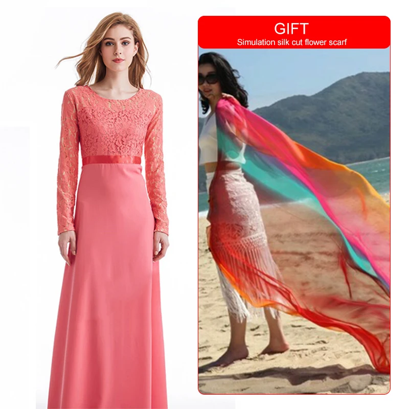 Muslim Gowns Abayas for Women High Quality Islamic Clothing 2019 Baby lace Muslim Dress of Ramadan quality Islamic Prayer
Muslim Gowns Abayas for Women High Quality Islamic Clothing 2019 Baby lace Muslim Dress of Ramadan quality Islamic Prayer