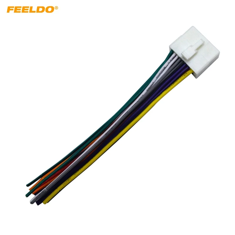 FEELDO 5Pcs Car Radio Stereo 16pin Wire Harness Male Plug Cable Connector Adapter#1512
FEELDO 5Pcs Car Radio Stereo 16pin Wire Harness Male Plug Cable Connector Adapter#1512