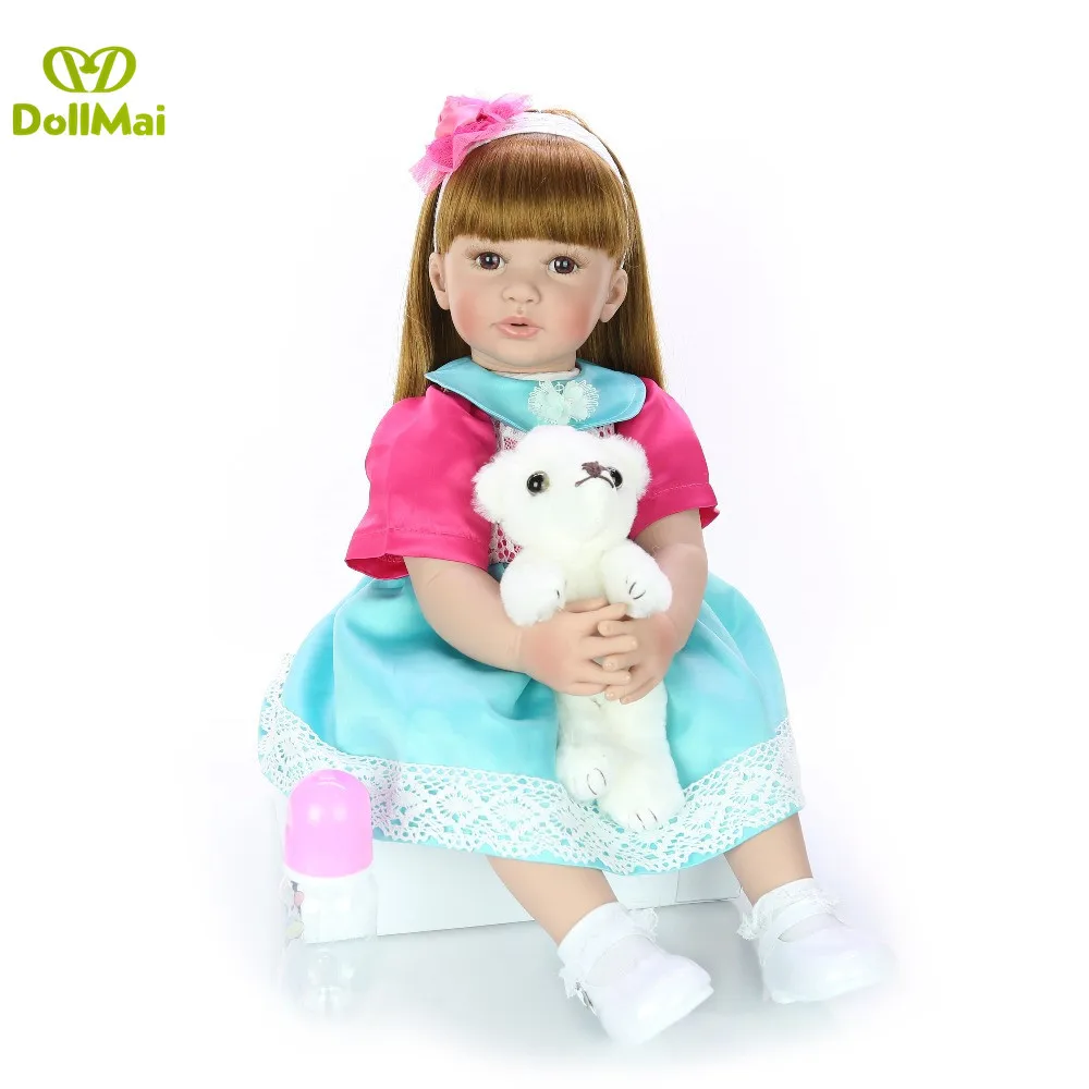 60cm Reborn girl dolls Realistic Soft Silicone vinyl Reborn Baby Dolls Adorable princess reborn Toddler Dolls Toys Children Gift
60cm Reborn girl dolls Realistic Soft Silicone vinyl Reborn Baby Dolls Adorable princess reborn Toddler Dolls Toys Children Gift