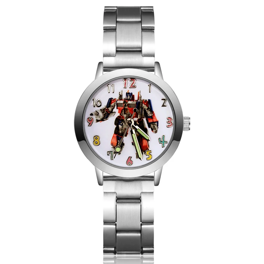 Cute Cartoon robot style Children's Watches Kids Student Girls boys Quartz Metal steel Wrist Watch JA64
Cute Cartoon robot style Children's Watches Kids Student Girls boys Quartz Metal steel Wrist Watch JA64