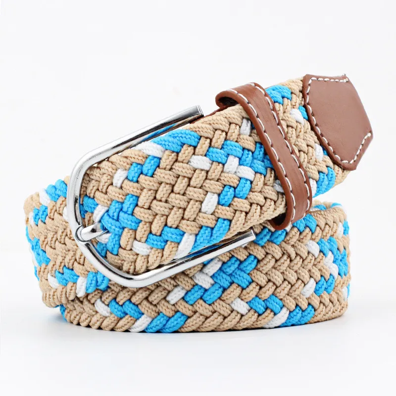 Fashion Unisex Casual Knitted Pin Buckle Belt Women Canvas Elastic Belts For Jeans ceinture femme
Fashion Unisex Casual Knitted Pin Buckle Belt Women Canvas Elastic Belts For Jeans ceinture femme